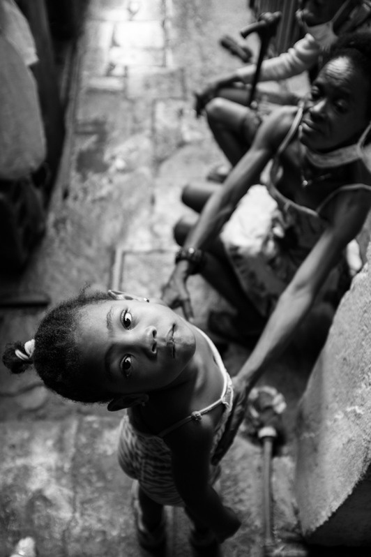 Daily life in the neighbourhoods of Jesús María county, Centro Habana district, Havana, Cuba. 2021