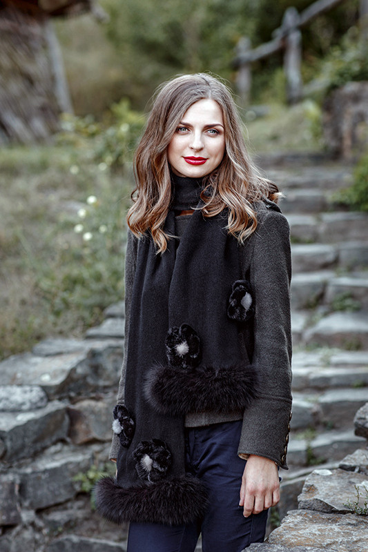 Photoshoot for the brand of knitwear. Art photographer in Amsterdam, the Netherlands Irina Dzhul