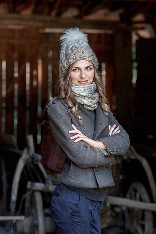 Photoshoot for the brand of knitwear. Art photographer in Amsterdam, the Netherlands Irina Dzhul