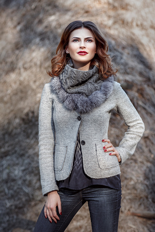 Photoshoot for the brand of knitwear. Art photographer in Amsterdam, the Netherlands Irina Dzhul