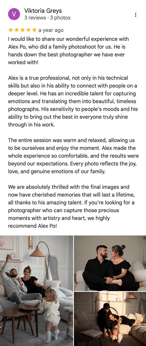 Family photography review from Punta Cana vacation