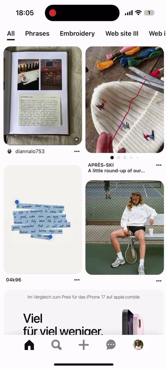 Pinterest example. Inna Zaytseva Photography | Photographer in Munich | Content Creation