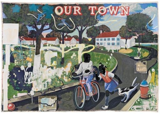 Kerry James Marshall — Our Town (1995)