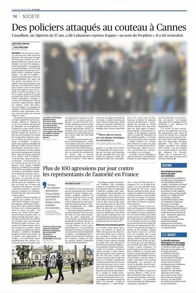 Le Figaro, 9 novembre 2021