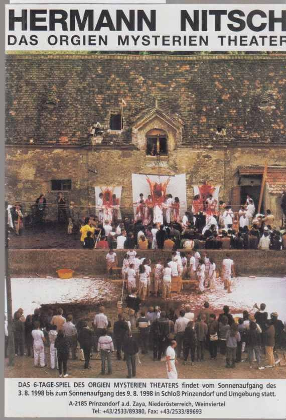 Hermann Nitsch — Orgien Mysterien Theater (1962–present)
