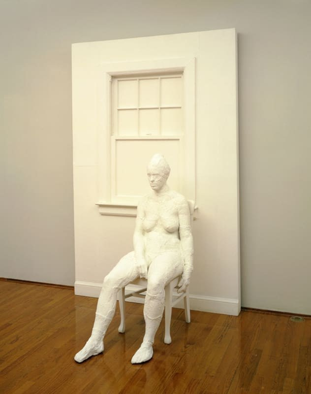 Джордж Сигал — Гипсовые фигуры в реальных интерьерах. Замороженные гипсовые фигуры в повседневных пространствах, где время "покинуло" людей, оставив их в вечной статике.