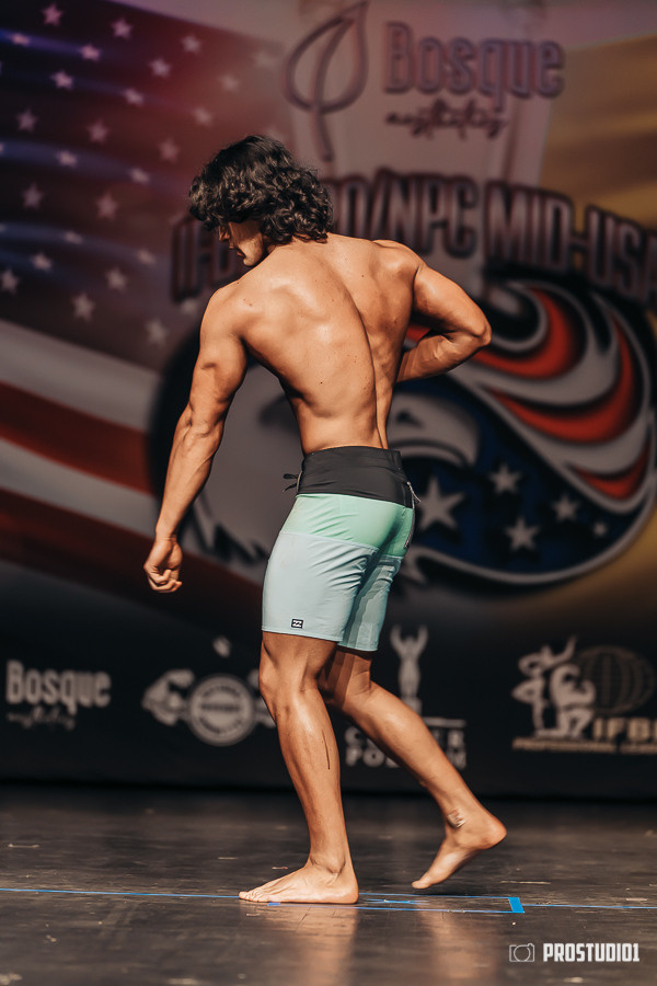 NPC MID USA 2022 MENS PREJUDGING. Photo & Video Production Studio #1
