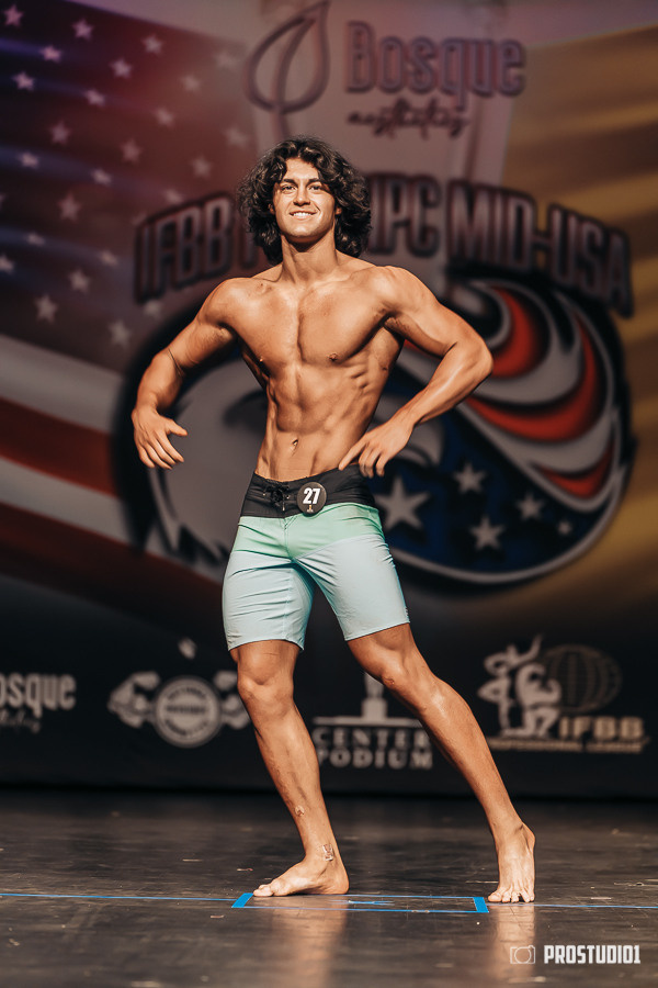 NPC MID USA 2022 MENS PREJUDGING. Photo & Video Production Studio #1