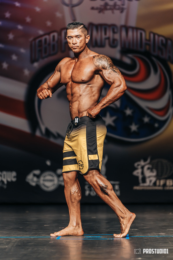 NPC MID USA 2022 MENS PREJUDGING. Photo & Video Production Studio #1