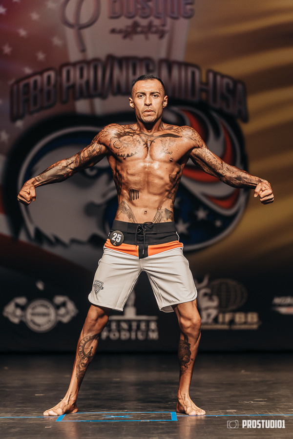 NPC MID USA 2022 MENS PREJUDGING. Photo & Video Production Studio #1