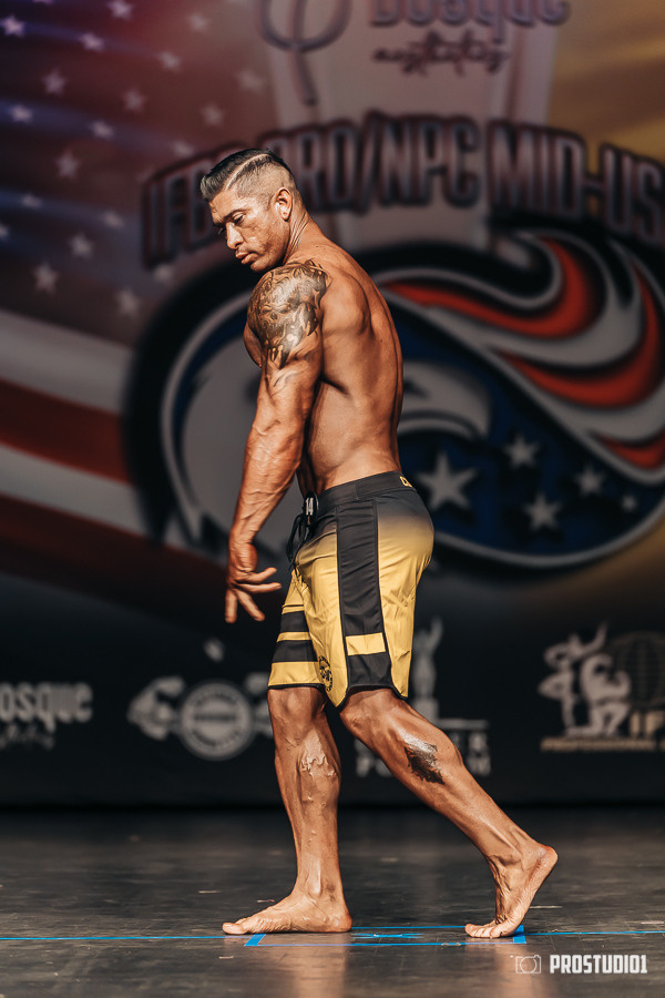 NPC MID USA 2022 MENS PREJUDGING. Photo & Video Production Studio #1