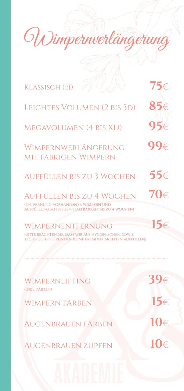 Прайс-листы. Рекламное агентство в Германии