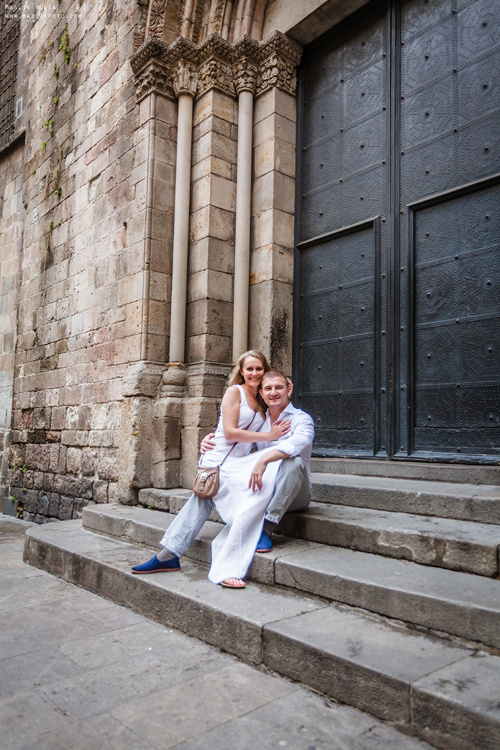 Вечерняя фотосессия  в Ллорет де Мар. Фотограф в Барселоне Испании Маслик Юлия