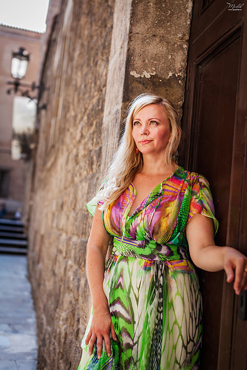 Женская фотосессия в Барселоне. Фотограф в Барселоне Испании Маслик Юлия