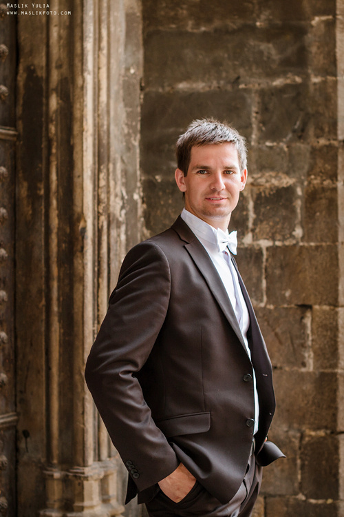 Sesja ślubna w Blanes - Hiszpania. Fotograf w Barcelonie Hiszpanii Maslik Yulia