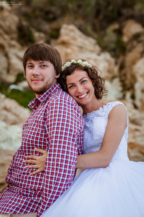 Wedding photo session in Lloret de Mar. Photographer in Barcelona Spain Maslik Yulia