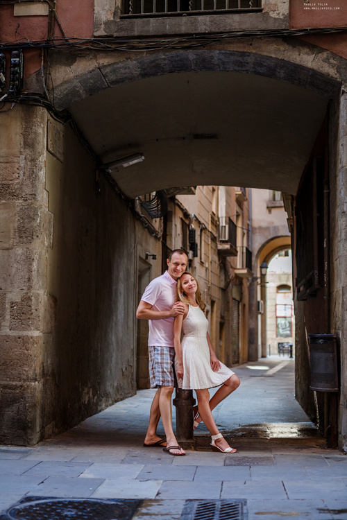 Летняя семейная фотосессия в Барселоне. Фотограф в Барселоне Испании Маслик Юлия