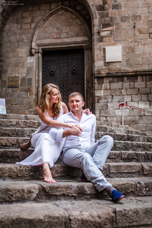 Вечерняя фотосессия  в Ллорет де Мар. Фотограф в Барселоне Испании Маслик Юлия