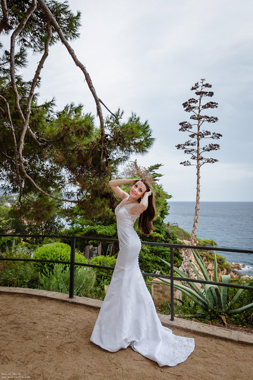 Sesja ślubna w Blanes - Hiszpania. Fotograf w Barcelonie Hiszpanii Maslik Yulia