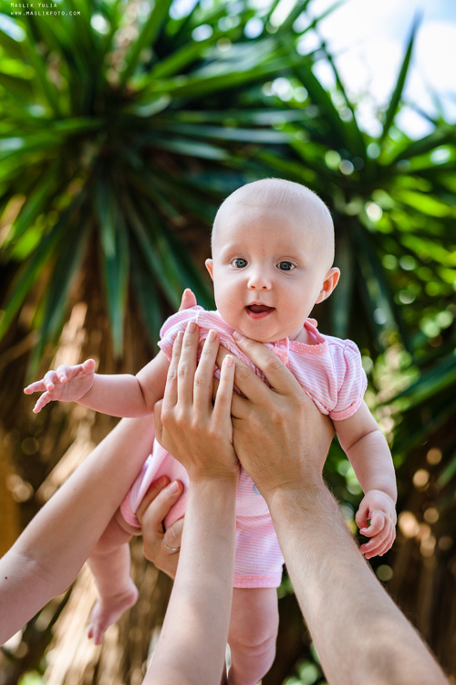 Летняя семейная фотосессия в Барселоне. Фотограф в Барселоне Испании Маслик Юлия