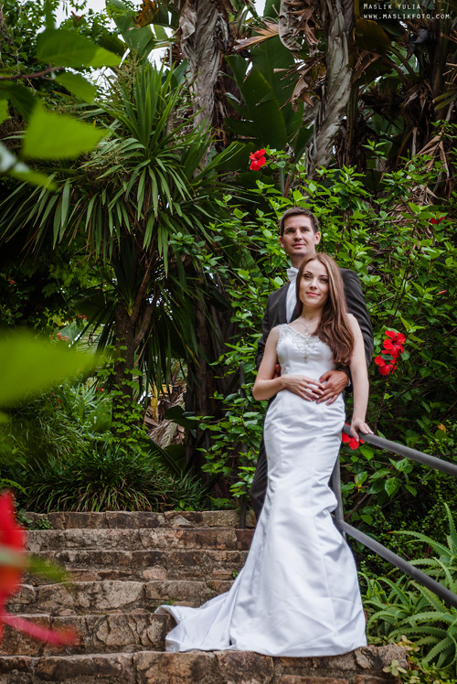 Sesja ślubna w Blanes - Hiszpania. Fotograf w Barcelonie Hiszpanii Maslik Yulia