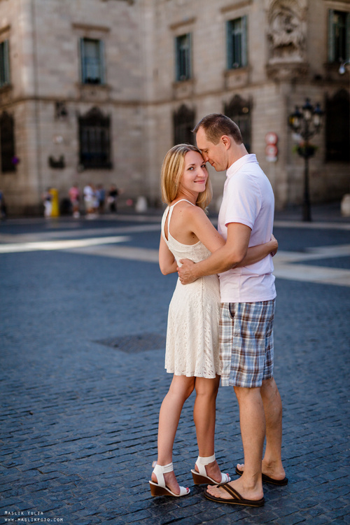 Летняя семейная фотосессия в Барселоне. Фотограф в Барселоне Испании Маслик Юлия