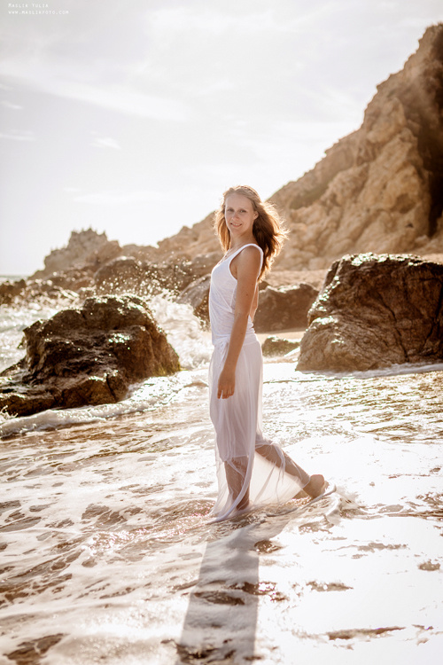 Вечерняя фотосессия  в Ллорет де Мар. Фотограф в Барселоне Испании Маслик Юлия