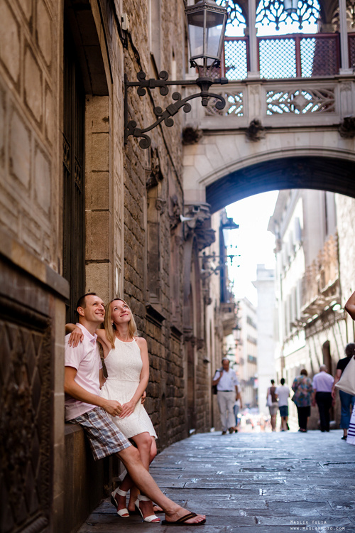 Летняя семейная фотосессия в Барселоне. Фотограф в Барселоне Испании Маслик Юлия