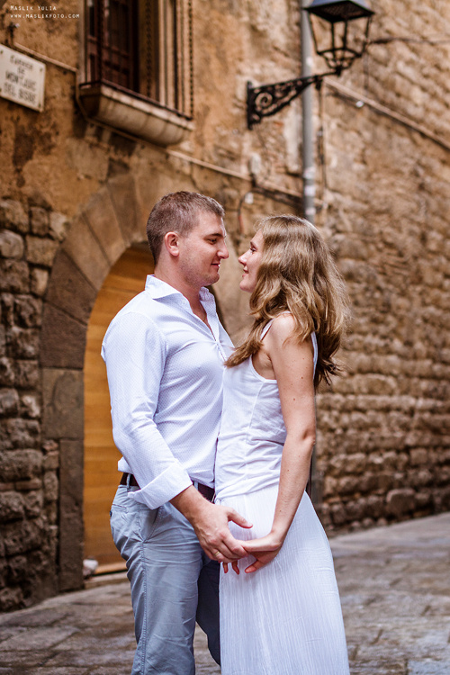 Вечерняя фотосессия  в Ллорет де Мар. Фотограф в Барселоне Испании Маслик Юлия