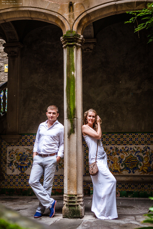 Вечерняя фотосессия  в Ллорет де Мар. Фотограф в Барселоне Испании Маслик Юлия