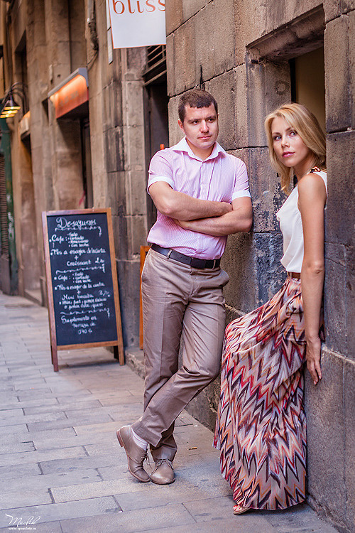 Летняя семейная фотосессия в Барселоне. Фотограф в Барселоне Испании Маслик Юлия