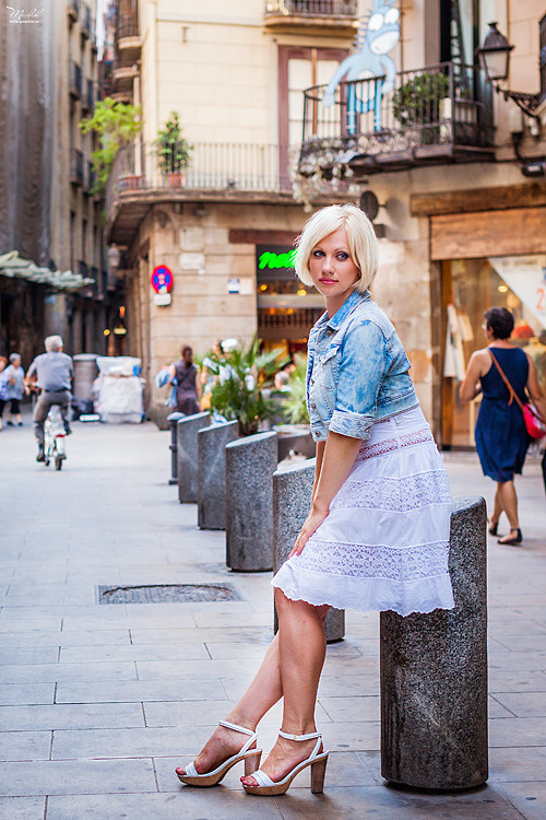 Портретная фотосессия в Парке Гуэль. Фотограф в Барселоне Испании Маслик Юлия