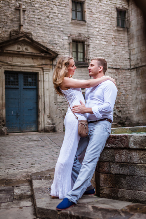 Вечерняя фотосессия  в Ллорет де Мар. Фотограф в Барселоне Испании Маслик Юлия