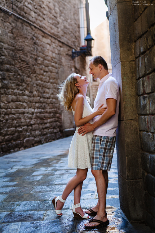 Летняя семейная фотосессия в Барселоне. Фотограф в Барселоне Испании Маслик Юлия