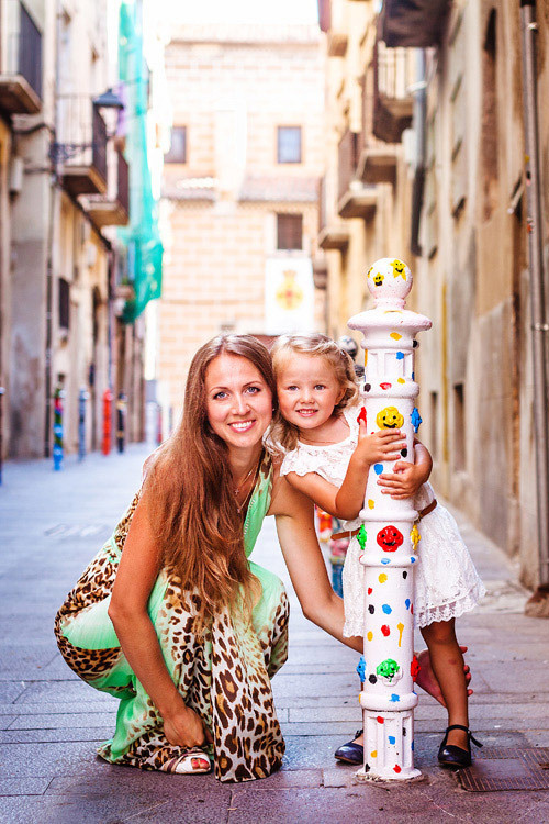 Sesión fotográfica familiar en Tarragona. Fotógrafo en Barcelona  Maslik Yulia