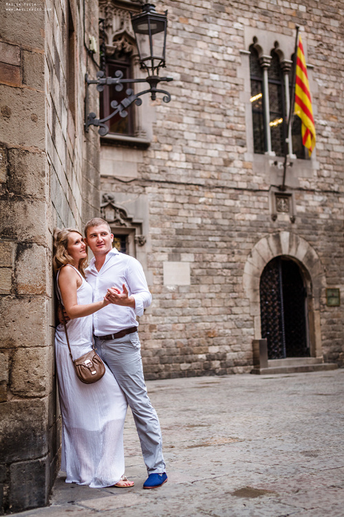 Вечерняя фотосессия  в Ллорет де Мар. Фотограф в Барселоне Испании Маслик Юлия