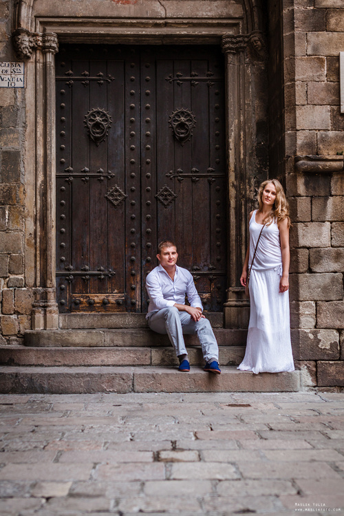 Вечерняя фотосессия  в Ллорет де Мар. Фотограф в Барселоне Испании Маслик Юлия