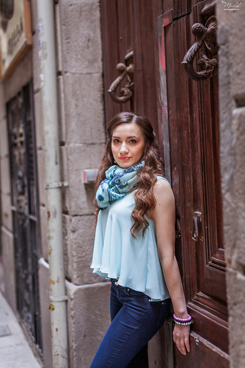 Весенняя фотосессия в Барселоне. Фотограф в Барселоне Испании Маслик Юлия