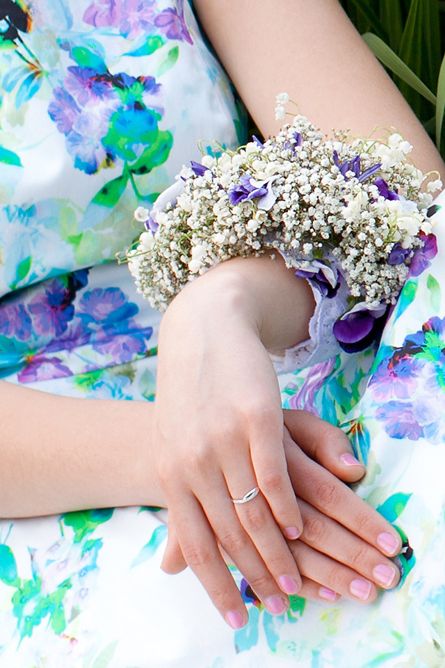 Tuotekuvaukset, kukkakauppa Madonna, käsikoru, kukkakoru