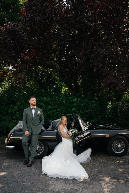 couple photoshoot with old timer