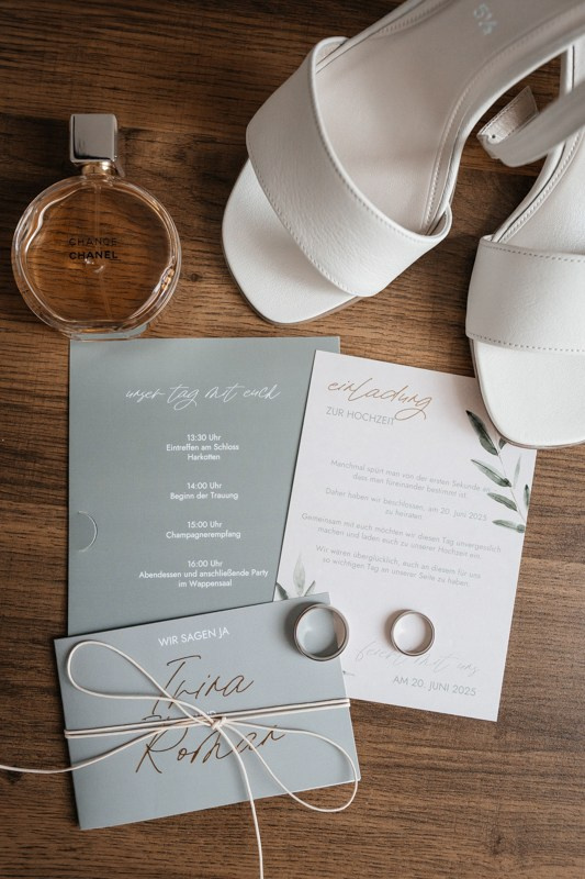 flatlay wedding