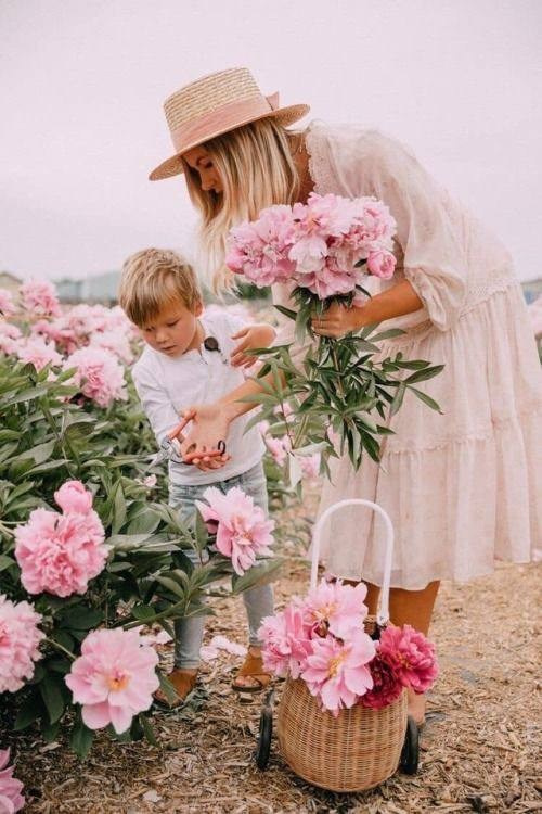 Фотосессия в цветении. Семейный фотограф Лейпциг, Германия