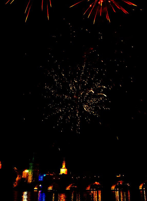 1.Прага.Карлов Мост.Салют. Путешествия в формате 360......