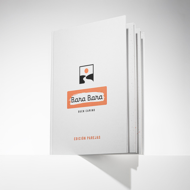 Printed book on light grey