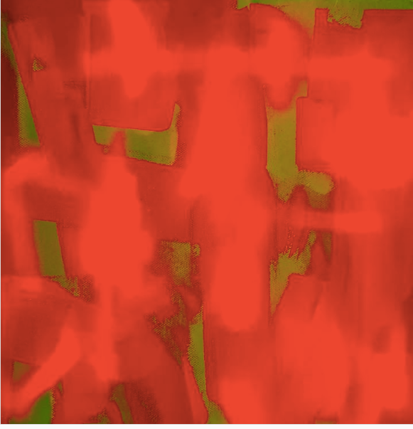 Outlier, Acrylic and spray paint on canvas, 2023