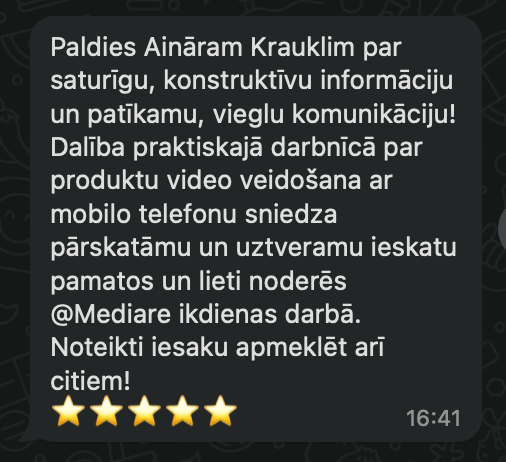 Velo video camp ar nakšņošanu. Video filmēšana un veidošana ar telefonu, filmēšanas kursi