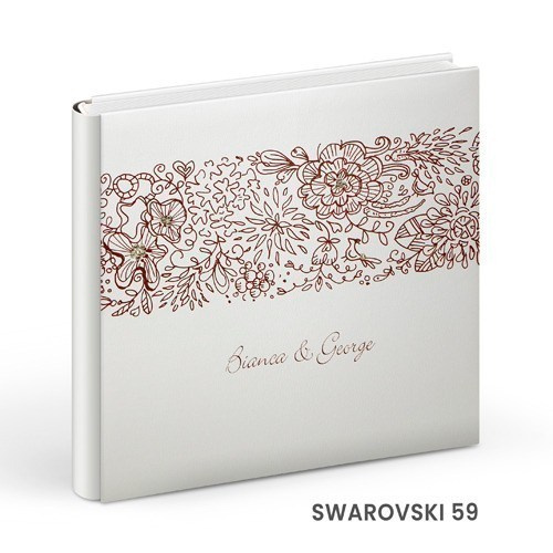 - Copertă delicată pentru album de botez cu tematică copilărie  - Model vesel de copertă album foto botez pentru fetiță/băiețel  - Album de botez cu copertă personalizată și design elegant  - Copertă colorată și jucăușă pentru albumele de botez.alinofotostudio,fotograf Botoșani ,fotograf Iași,fotograf Suceava ,Alin chirila fotograf, album botez, Photobook , servicii fotobotez,servicii foto video botez ,- Copertă elegantă pentru album de nuntă din piele albă  - Model rafinat de copertă album foto nuntă personalizat  - Copertă premium pentru album foto de nuntă – design clasic  - Album de nuntă cu copertă din materiale fine și detalii de lux.Colectia Swarovski.   Celebrele cristale Swarovski asezate cu inspiratie pe linii grafice rafinate dau strãlucire si stil invitatiei de a deschide un album de referintã.