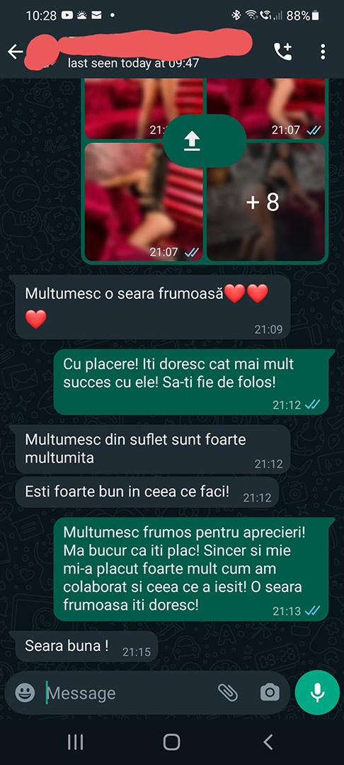 Recenzii reale primite de la clienti. Studio foto Galati sexy — boudoir fotograf freelancer Florin Costache