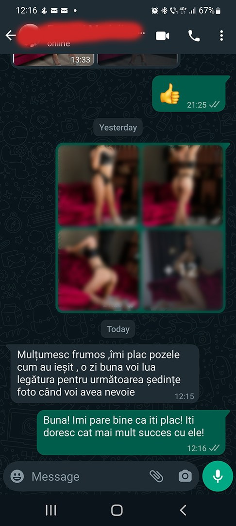 Recenzii reale primite de la clienti. Studio foto Galati sexy — boudoir fotograf freelancer Florin Costache