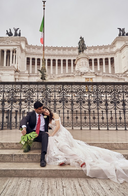 Wedding in Rome. Photographer in Italy Natalie Bero